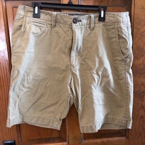American Eagle khaki shorts.
